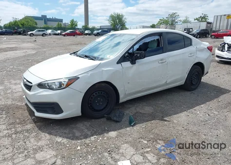 2021 Subaru Impreza Sedan из США, поврежденный, VIN 4S3GKAB69M3600228